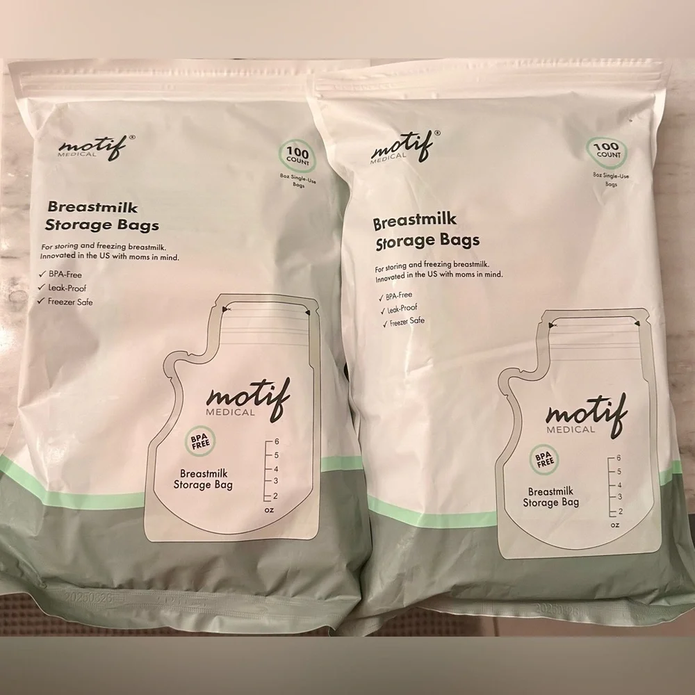 New! 200 Motif Breastmilk Storage Bags